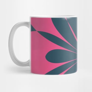 Bloom Flower - Pink Blue Mug